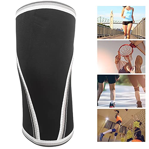 Joelheira manga de compressão, 1 PCS joelheira joelheira joelheira esportiva para levantamento de pe