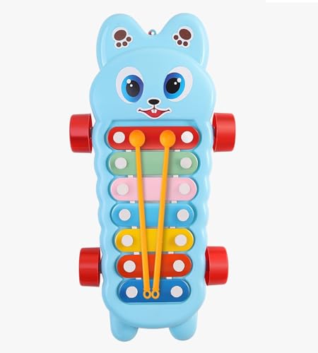 Mommers- Xylophone Musical Educational Toy for Kid (1-3Year Old) I Toddlers Babies Kids Girls, Boys I 2-in-1 Piano Combined I Safe for Kids Drum Sticks for Fast and Fun Learning for Kid- Blue (B0D8TJ7NW7) Amazon Price History, Amazon Price Tracker