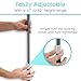 Vive IV Pole with Wheels - IV Fluids Bag Stand with 2 Hooks and Adjustable Height - Portable IV Pole for Home Care, Hospitals, Clinics and Travel - Safe and Easy to Move Medical IV Drip Stand