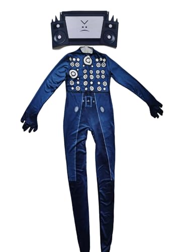 Disfraz Completo Camara TV para Niños 6-7 Años miniatura 1