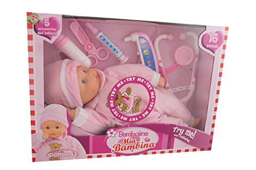 Price comparison product image Dimian BD1308 Doll Mia Bambina Bebe