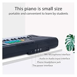 Clavier Piano 61 Touches Musique Numérique Clavier Électronique Piano Électrique Multifonctionnel avec Écran D'affichage… – Image 4