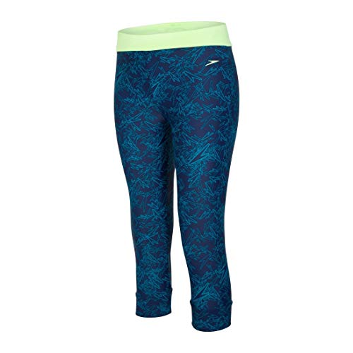 Image of Speedo Women's Endurance 10 Boom Splice Printed Swim Capri