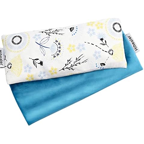 Eye Pillow with Extra Cover Yoga Meditation Accessories Lavender Aromatherapy Weighted Eye Mask for Sleeping, Yoga, Spa, Teacher Gifts for Women, Men (Spring Dandelion) Cover