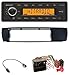Produktbild caraudio24 Continental TR7411U-OR 1DIN USB AUX MP3 Autoradio für BMW X3 (E83 2004-2010) seitlich