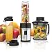 Produktbild Arendo - Edelstahl Standmixer 700W - 2in1 - Smoothie Maker - 1,2l Fassungsvermögen inkl. 2x 0,57l Smoothie Mixbehälter - Mix & Go Shake Mixer - Leistungsstarkes Edelstahlmesser