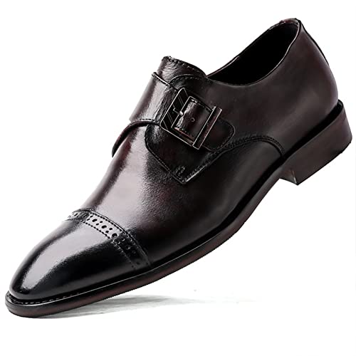 Zapatos formales para hombres cómodos con suela de goma para caminar sin fatiga