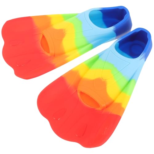 Palmes de natation enfants en silicone souple Abaodam XXS pour entraînement