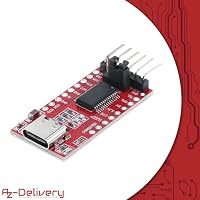 AZDelivery 1x USB-C zu TTL Serial Adapter für 3,3V und 5V kompatibel mit FT232RL kompatibel mit Arduino inklusive E-Book! – Ansicht 2