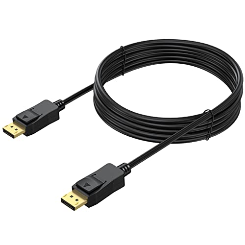 UVOOI DisplayPort Cable 15FT, Display Port to Display Port Cable DP to DP 15' 4K [1440p@144Hz, 4K@60Hz] Compatible with Computer Monitor, PC, Laptop