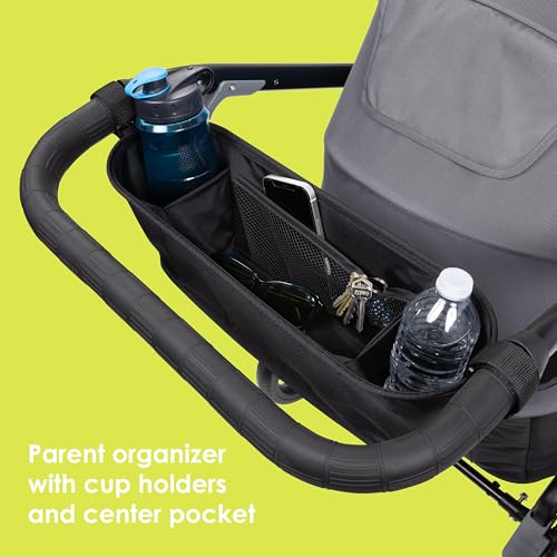 Image of Baby Trend Navigator 2-in-1 Stroller Wagon, Dash Black