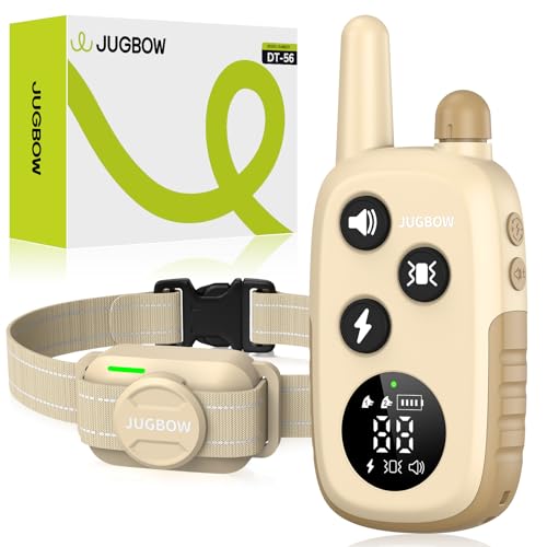 Jugbow Dog Shock Collar - 4200FT Dog Training Collar with Remote for Large Medium Small Dogs,...