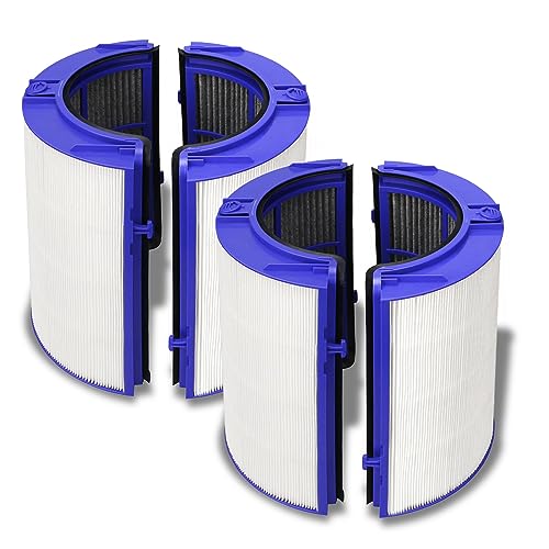 Image of TP06 HEPA Replacement Filter for Dyson HP06 TP06 HP07 TP07 TP7A HP09 TP09 HP09 TP09 PH01 PH02 PH03 PH04 360 Combi Glass Purifying Fans, Part No. 970341-01, 2-in-1 Upgraded Replacement, 2 PACK