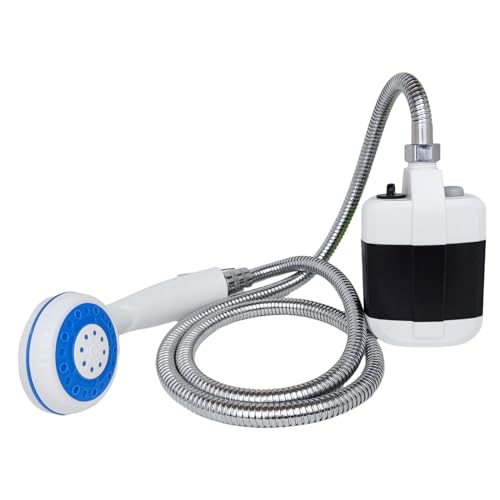 Laikoutd Portable Camp Shower Outdoor USB Rechargeable Electric Shower Pump for Camping Hiking Car Washing Gardening Pet