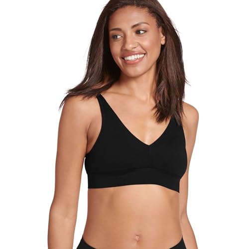 Jockey Women's Bra Seamfree Rib Molded Cup Plunge Bralette