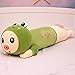 LYXBWT papà Maiale Peluche Carino Maiale Bambola Bambini Che dormono Lungo Cuscino 90 cm Rana Verde