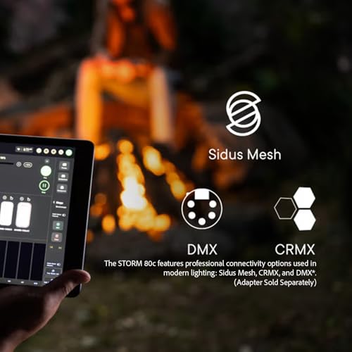 Image of Aputure Storm 80c IP65 80W Full-Color Compact Point Source Fixture (Black)