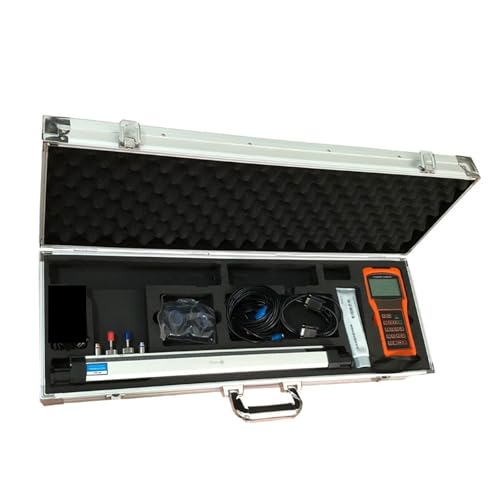 超音波流量計 TUF-2000H 液体流量計 DN15-700MM 取付ブラケットトランスデューサ流量計スーツケース付き 流れをより正確に測定(Host with HM EB-1)