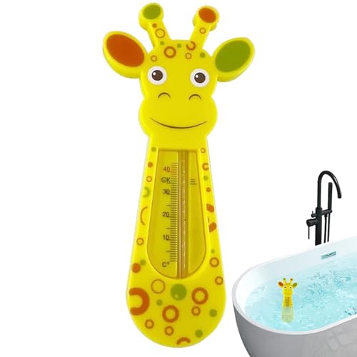 Girafe Thermomètre De Bain Sécurité - Thermomètre De Baignoire Pour Bébé, Température De L'eau Pour Le Bain Et La Natation