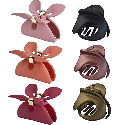 Preisvergleich Produktbild 6 Stücke Haargreifer, Ouinne Haarkneifer Unregelmäßige Rutschfeste Haarnadel Haarkrebs Haarschmuck Haarspangen Haarklammer Acryl Klaue Clips