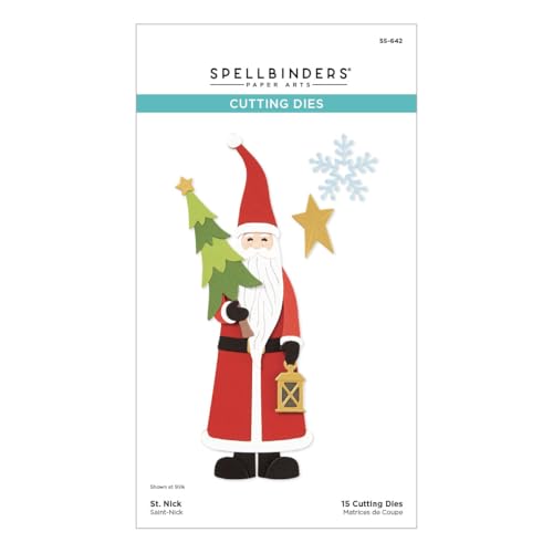 Matrices St Nick de la maison pour les fêtes Spellbinders pour vos albums de Noël