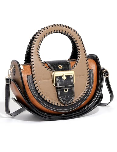 Image of Designer Handbag Black Multi-Color Leather Vintage women's handbag Large Capacity Multi-layer 2025 new in crossbody