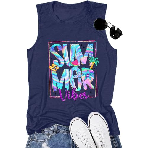 Image of Vacay Mode T Shirts for Women Summer Beach Hawaii Vacation Short Sleeve Tops Holiday Cruise Getaway T Shirts