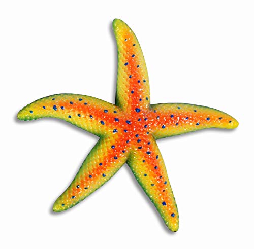 Lx Handpainted Starfish Wall Mount Decor Plaque Replica 8" (Set Of 6) #TOP1