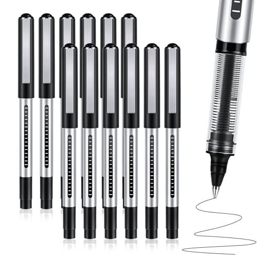 Lychico 0.5mm Rollerball Pens 12 Pack