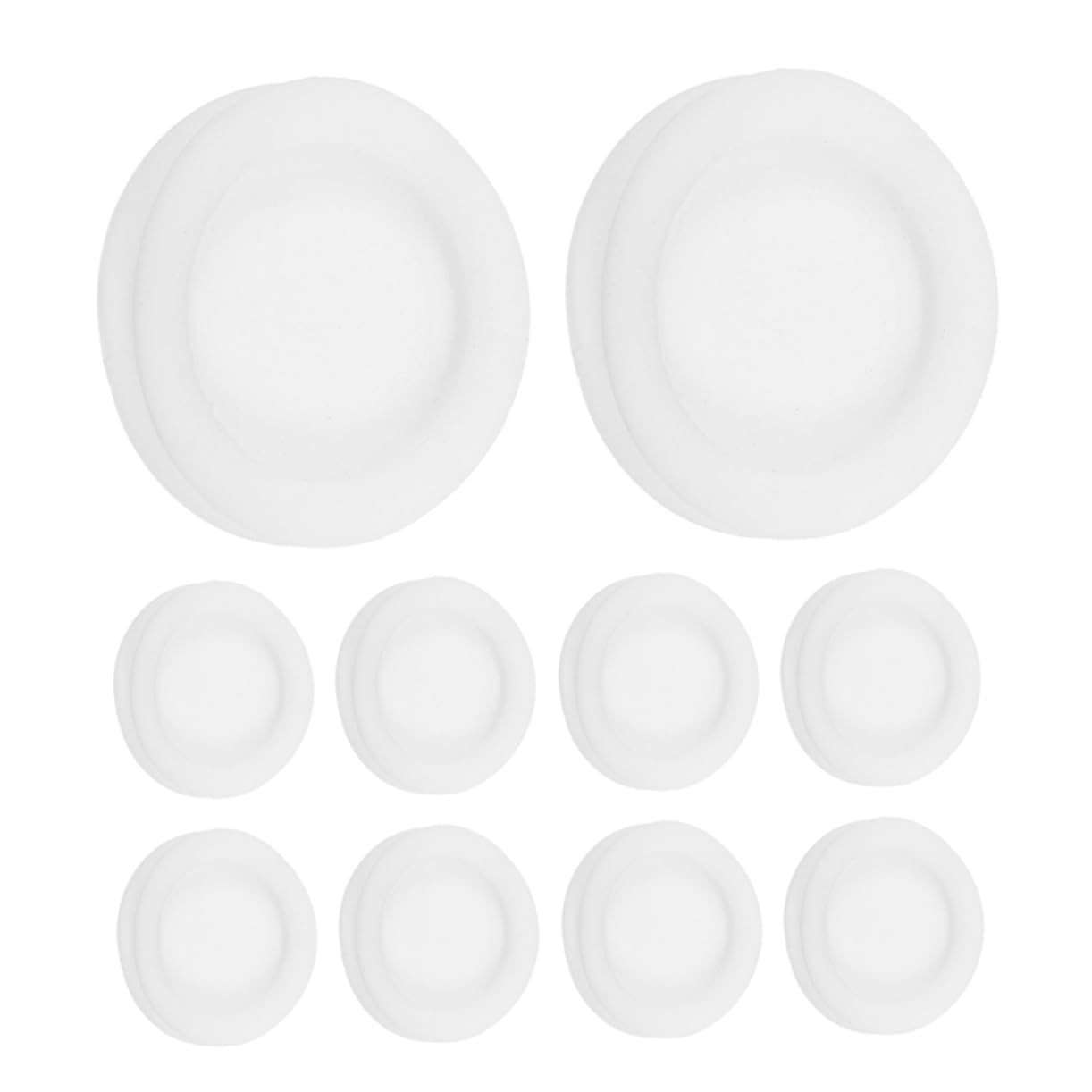 Hohopeti Coin Bank Hole Sealing Plug 10 Pack Money Saving Box White Plug Holes Easy Install