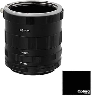 Macro Extension Tube Set (7mm, 14mm, 28mm) Compatible for Canon EOS 1D, 1DS, XT, Xti, T1i, T2i, T3i, 300D, 350D, 400D, 450D, 500D, 550D, 600D, 1000D, 1100D Digital CAMERA for Extreme Macro Photography