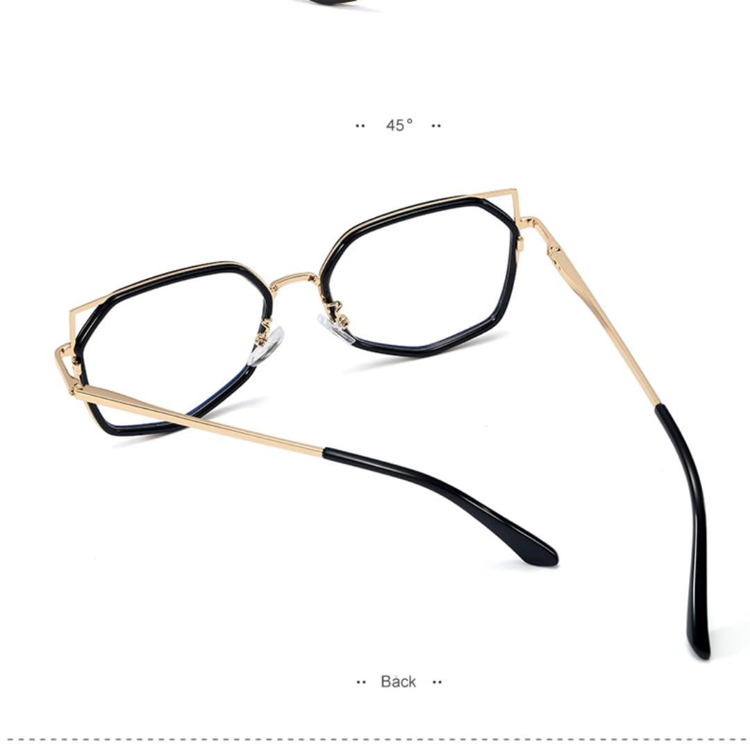 Modne damskie okulary korekcyjne z pełną oprawką UV400