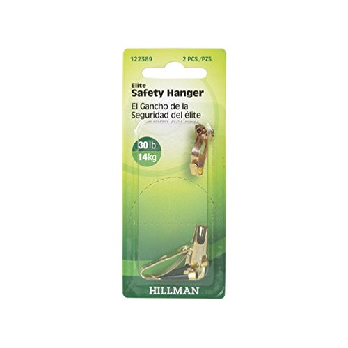 Image of Hillman AnchorWire Brass-Plated Gold Steel Picture Hanger 30 lb. 2 pk Safety