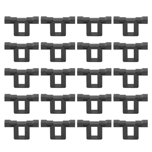 20 pcs Clip de drainage pour panneaux solaires avec guide d'eau 35mm ABS