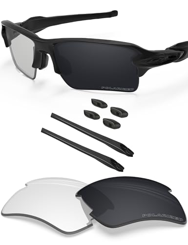 Image of BLAZERBUCK Anti Salt Replacement Lenses & Sock Kit for Oakley Flak 2.0 XL OO9188 Sunglasses
