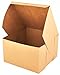 SCT Kraft One-Piece Non-Window Bakery Boxes, 8 x 8 x 5, Brown, Paper, 100/Bundle