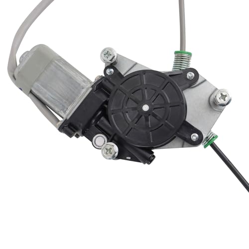 Image of TRQ Rear Right Power Window Regulator & Motor Assembly Passenger Side Compatible with 2003-2008 Honda Pilot
