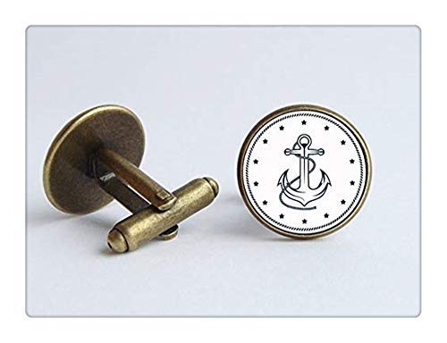 Mancuernillas Ancla Nautical para Hombre miniatura 2