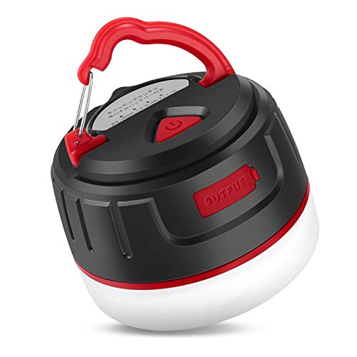 Ubetter LEDランタン USB充電式 五つ調光モード IP65 防水&防塵認証 マグネット式 吊り下げフック付き アウトドア&停電応急&防災用品 【196ルーメン/連続点灯50時間】