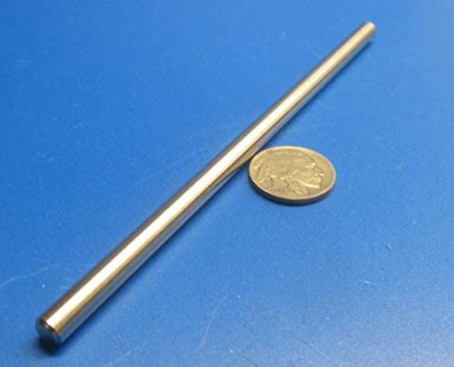 440C Stainless Steel Hardened Shaft .250" Diameter x 6" Long 1 pc