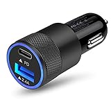 handy aufladen prepaid karte Tragbares Design: Das kompakte und leichte Design nimmt fast keinen Platz ein und kann problemlos überall hin mitgenommen werden. Plug and Play, Aufladen zu Hause, im Büro oder unterwegs über USB C Verbindung. Ideal für den täglichen Gebrauch oder Reisen.