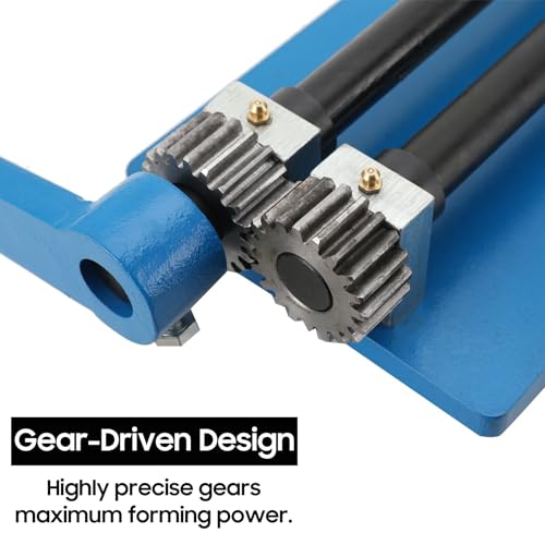 18-Zoll-Blech-Wulst-Rolle mit 6-Mann-Sätzen-Dreh-Schwenk-Former für Automobil-Platten-Formung und Dach-Projekte-Hand-Krank-Maschine