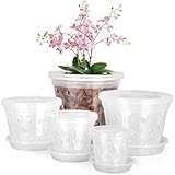 YOPIKUU Maceta para orquídeas, macetas de orquídeas ranuradas