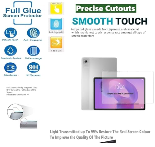 Image of Tempered Glass Screen Protector for Lenovo Idea Tab Plus 12.1 inch (2025)