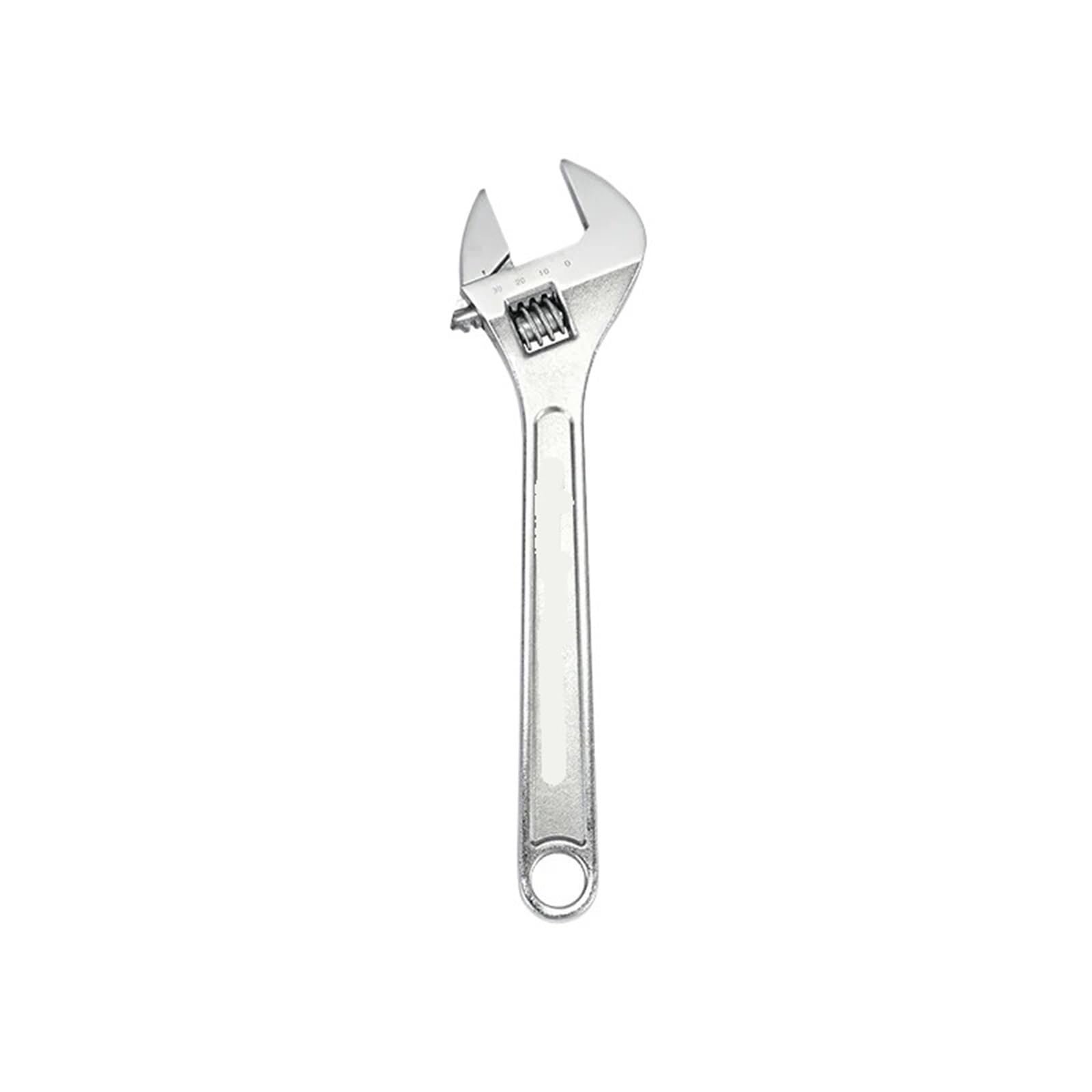 LUYSGBXR Adjustable Wrench Polished Finish Adjustable Wrench Set 8"/10"/12"/15" for Plumbing, Automotive Industrial(12 inch)