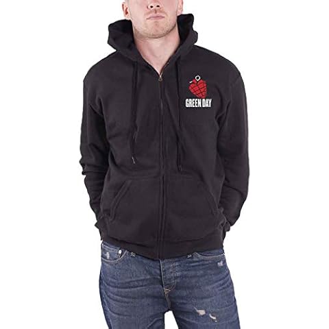 Green Day American Idiot Black Zipped Hoodie Cover