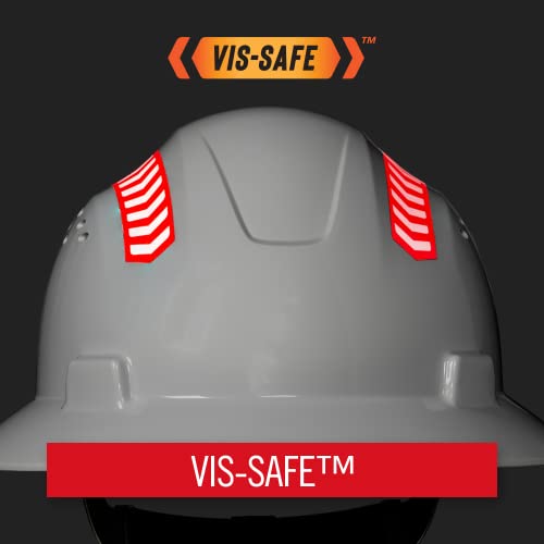 Coast Sh300 Full Brim Safety Hard Hat With Directional Reflective Arrows White #TOP2