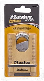 Master Lock, Brass, Padlock, ProSeries Set Your Own Combination Lock, 2-1/4 in. Wide, 1177D