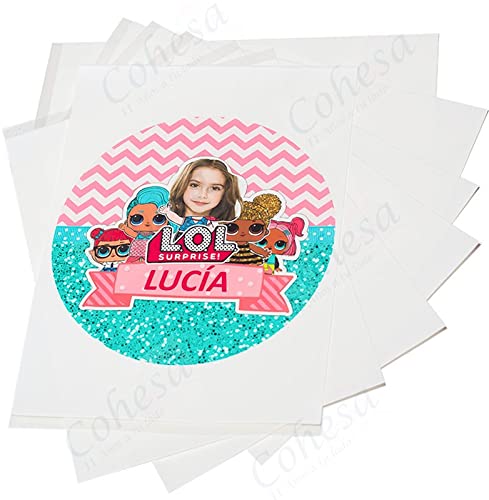 Suministros Cohesa Papel AZUCAR CIRCULO 20CM A4 25 Hojas Cover