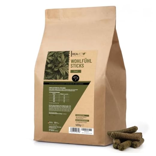 ReaVET Hanfleckerlis für Hunde (500g)